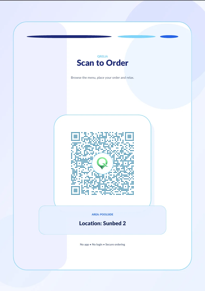 A QR print example
