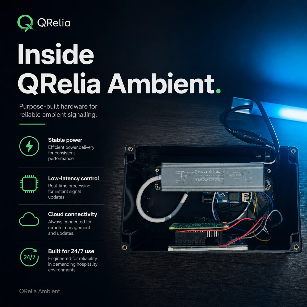 Inside the current QRelia Ambient LCD hardware